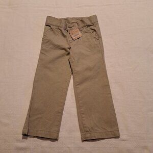 Crazy 8 boys size 2T light olive pants. New